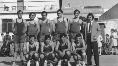 Temporada 1969-70 Juan Antonio Leiva , a la izquierda, de pie